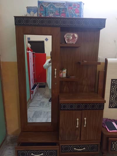 Dressing Table with Mirror & Storage  Good Condition
