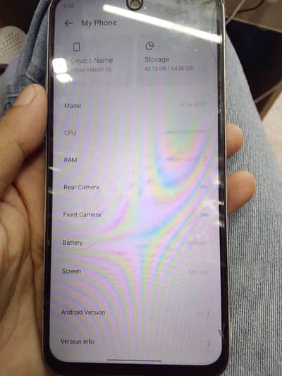 Infinix Other Model smart 10 4/64 all asserious no open no repair all