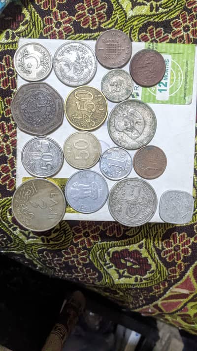 Old Foreign Coins Collection for Sale