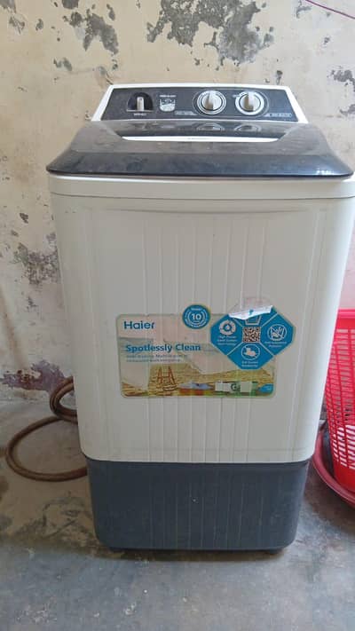 haier washing machine