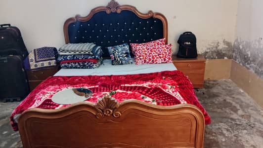 bed set completely with bed dressing and with matris