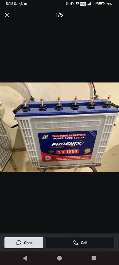 Phoenix battery for sale 1800