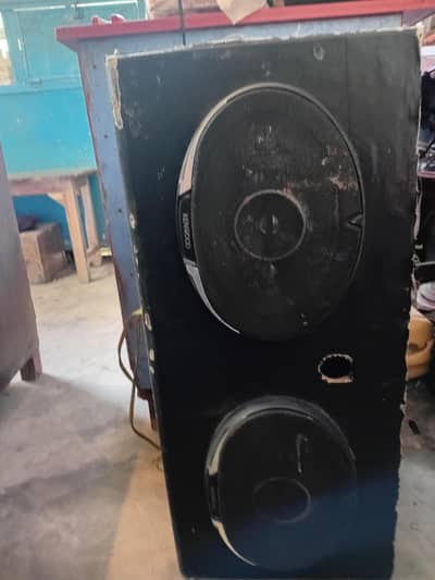 car woofer high bass kenwood double full size