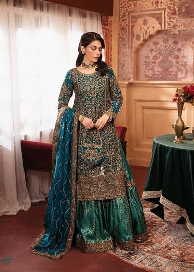 Haseens 4pcs Beautiful Formal Dress.