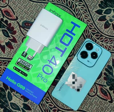 Infinix Hot 40 Pro 8/256 Complete Box