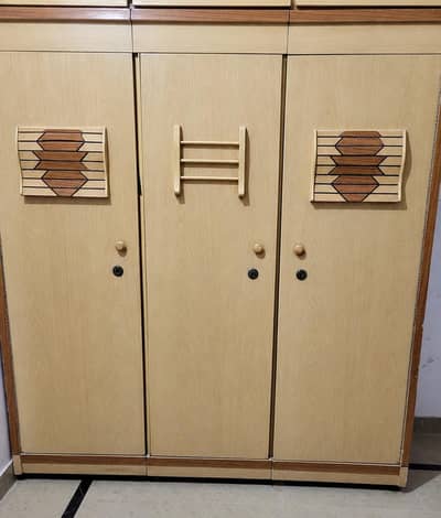 Three Door Almari or ek 2 Piece Divider for sale