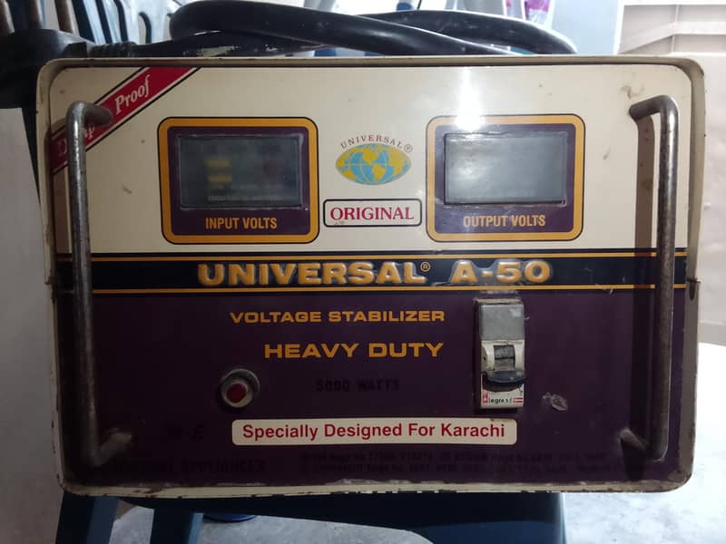 Universal Voltage Stabiliser A50 1