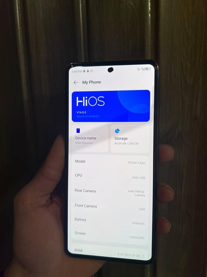 Tecno CAMON 20 1