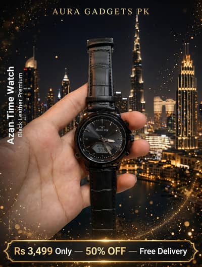 Azan Premium Watch - Original Box - Karachi - 2800