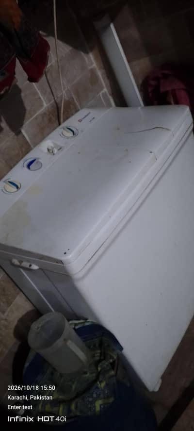 Dawlance semi automatic washing machine tub washer working condition