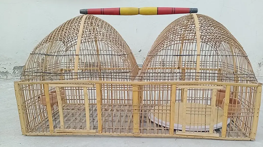 Cage for teetar, hens, or other bird couple — photo 4
