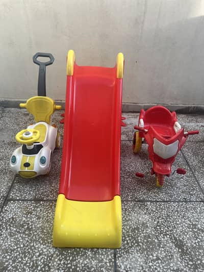 Slide - Tricycle - Baby Car