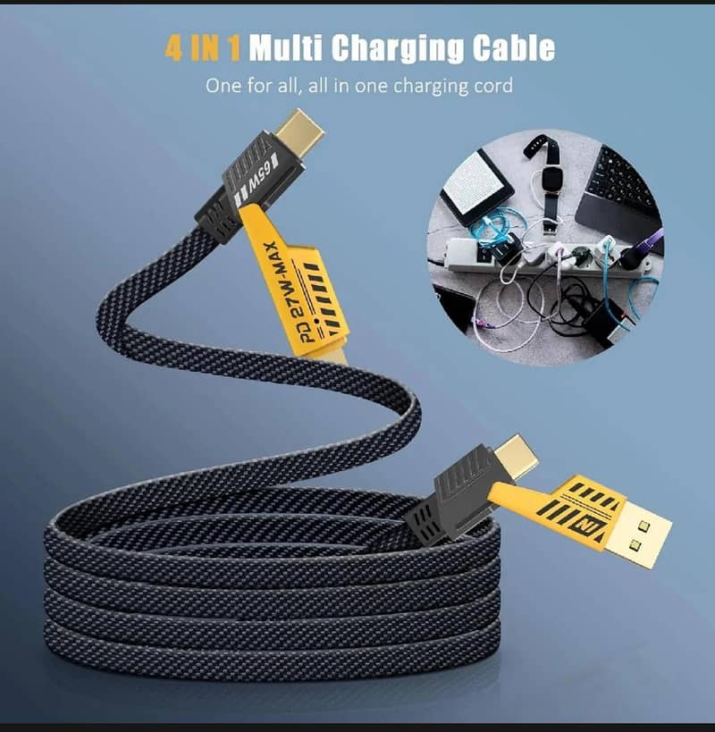 4in1 multi charging cable 0