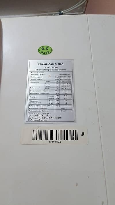 changhongruba inverter 1.5
