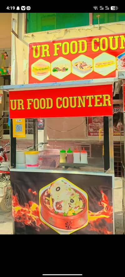 burger wala counter