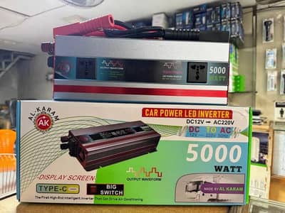 Al Karam 5000Watt car Inverter DC to AC new box pack available