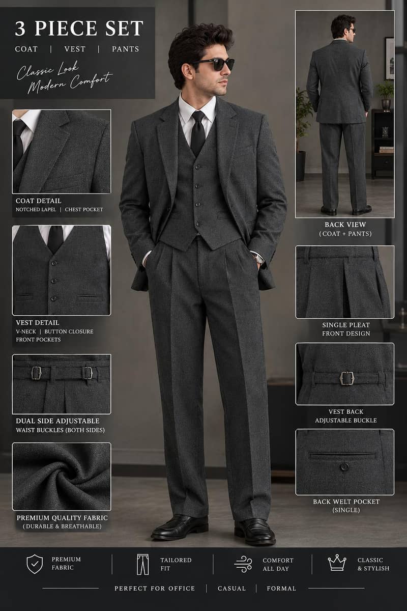 Premium Grey Suits 1