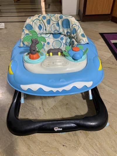 Tinnies Baby Walker with Activity Tray & Music