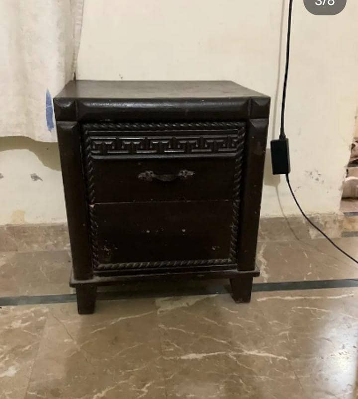 two side table one dressing table one bed 3