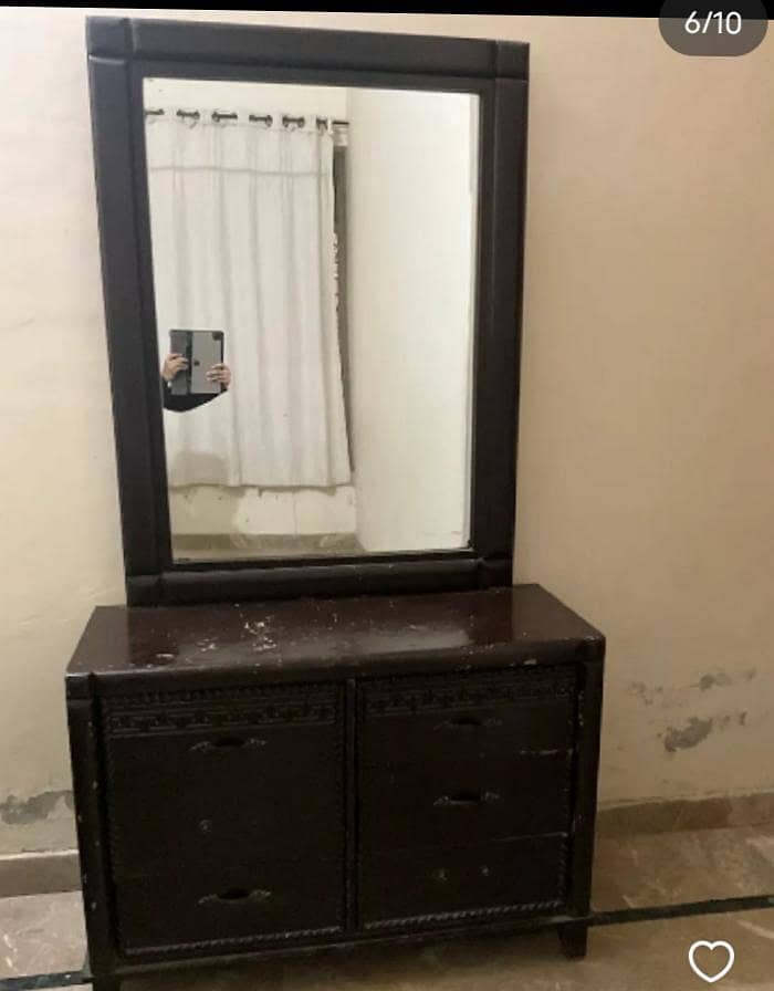 two side table one dressing table one bed 6