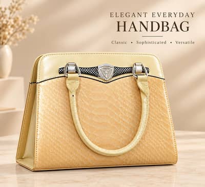 Elegant Beige Handbag