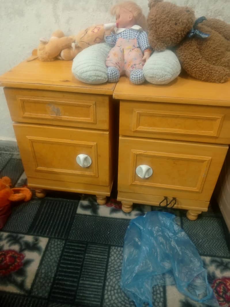 Bed with side table 1