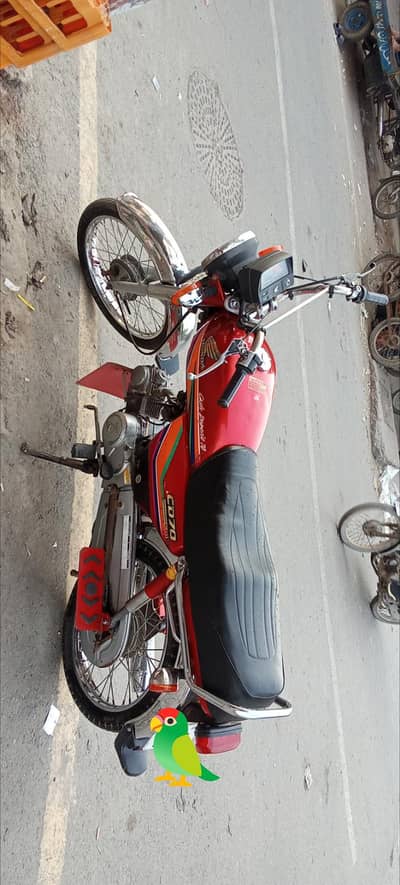 O3OO7896O65/TOTAL GENUINE BIKE HONDA CD 7O ARJENT SEAL