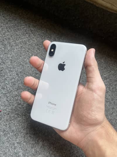 iPhone X 64GB | Official PTA Approved | White Color | Clean Condition