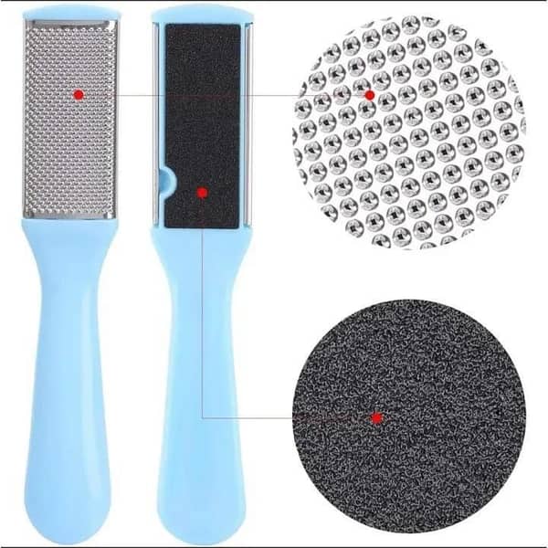 T  2 in 1 Double Sided Foot Scraper Pedicure Dead Skin Scrubber Callus Remover Foot Care Tool , Foot Scraper , Foot scrubber , Foot scrub , Foot scrapper , Foot scruber