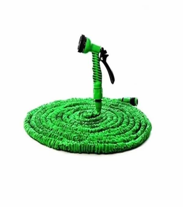T  Garden Pipe 50 Feet  - Car Washer - Water Hose Pipe - Hand Shower - Water Pipe For Garden - Magic Hose Expandable Stretch Hose Pipe With Spray Gun.