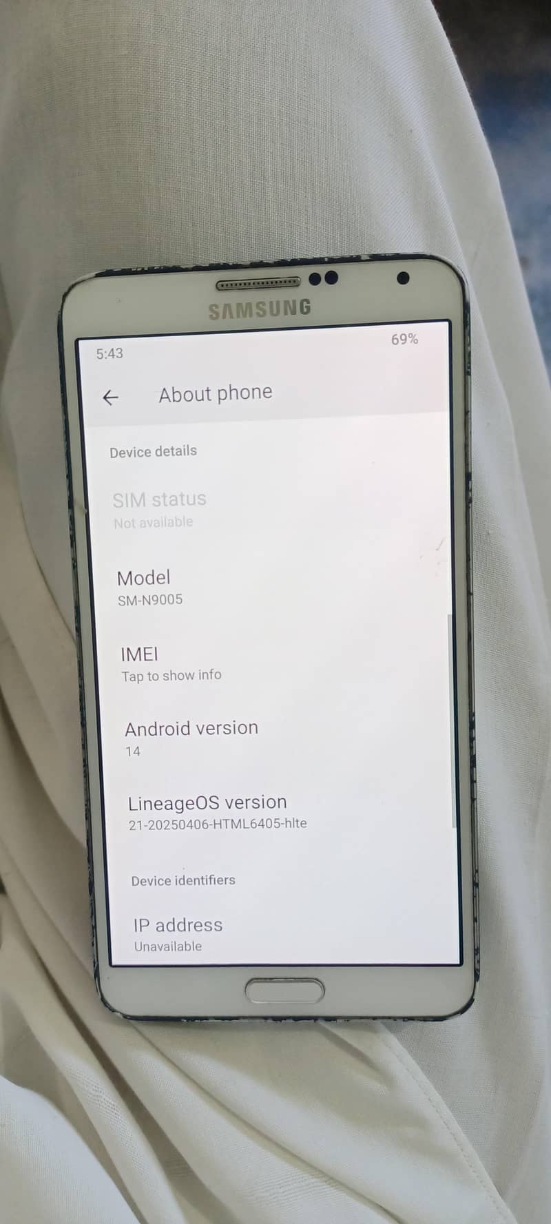 Samsung Mobile Note3 3