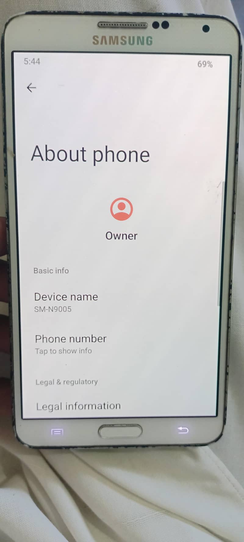 Samsung Mobile Note3 5