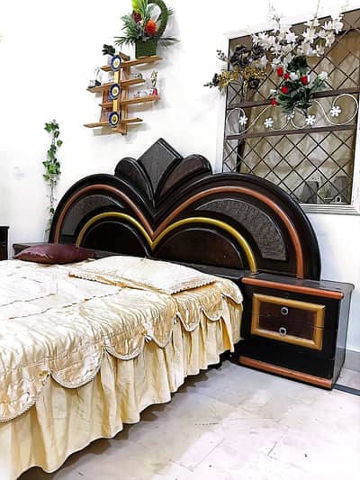 Double bed/Bed Set/Wooden bed/Bed sale