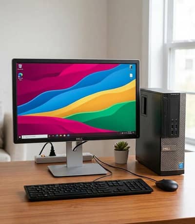 Dell Core i3 4th Gen PC / 22 LED Display / 4GB Ram 250GB HDD