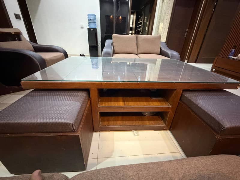 Center Table + Dinning Table + Stool/Table 2