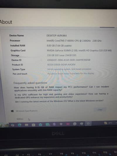 Dell latitude 5480 core i7