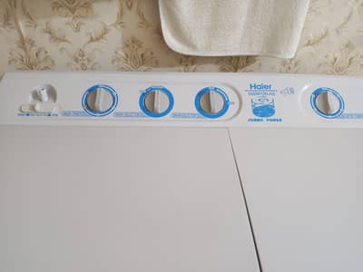 washing machine with dryer, condition like new, less use, neat and cln