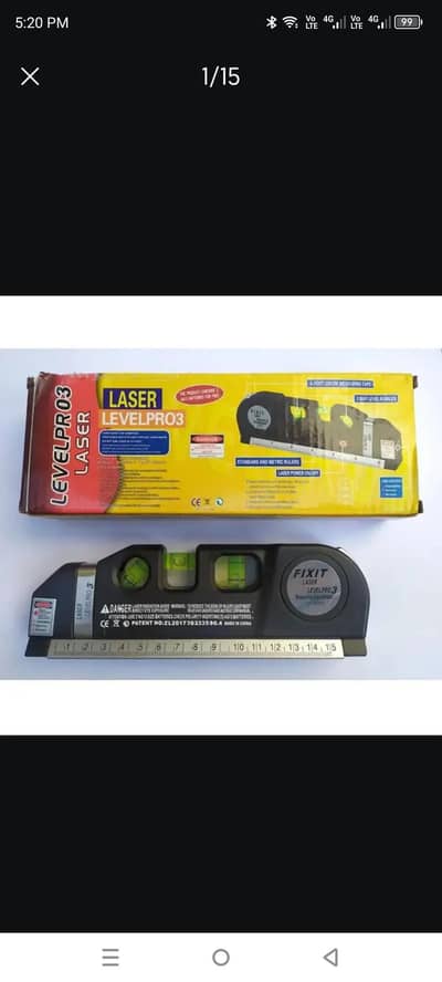 5 in 1 Multi Purpose Laser Level Pro 3 Laser hand tool Leveler Laser