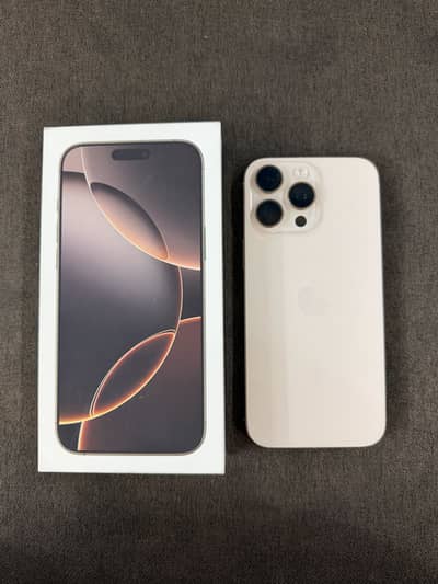 iPhone 16 Pro Max PTA approved 256gb desert titanium