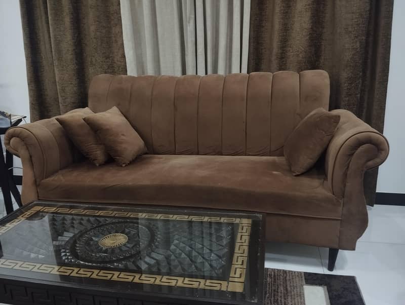 7 seater sofa set + centre table 2