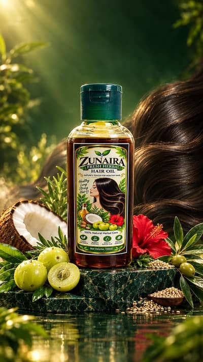 ZUNAIRA FRESH HERBAL HAIR OIL