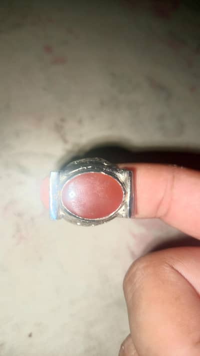 Nadeem sarwer chandi ring original aqeeq stone