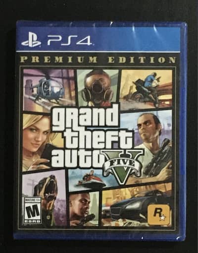 GTA 5 Premium Edition PS4 Original Disc for Sale in Karachi