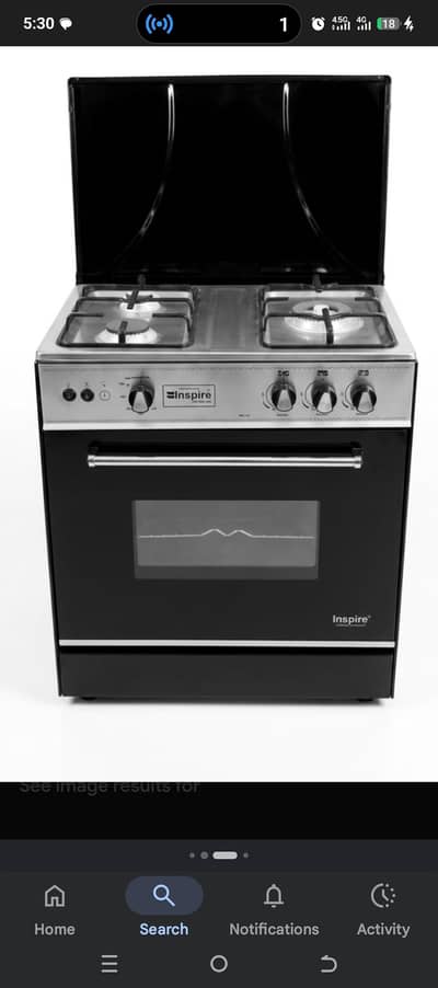cooking range argent sale