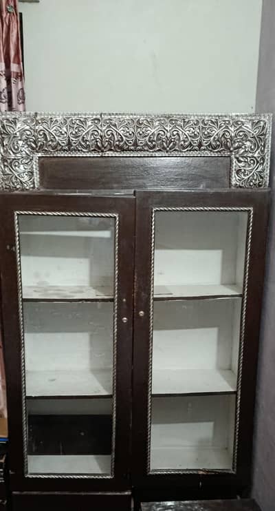 2 door Wardrobe (Almari) Crockery Cabinet