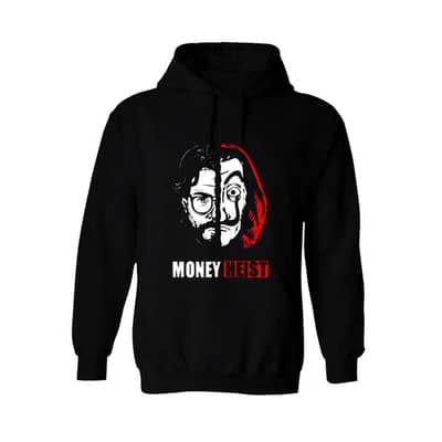 1 Pcs Men's Fleece Printed hoodie