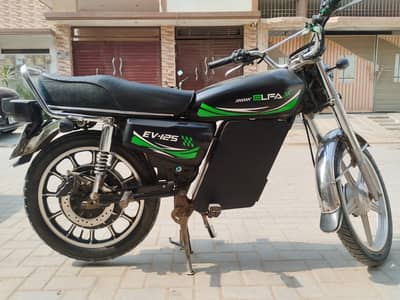 Stylish ELFA EV-125 Electric Bike – Smooth drive, 20,000 KM Driven!