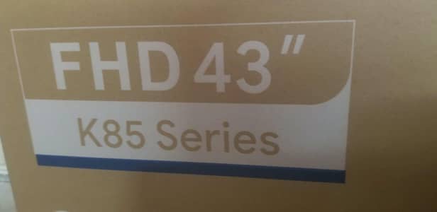 URGENT SALE – Haier 43” FHD Google TV | K85 Series