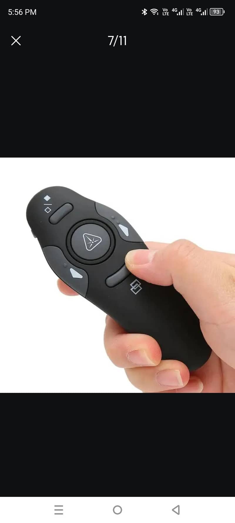 PPT Remote Control hand tool Presenter USB  Power Adapter Pointer 6