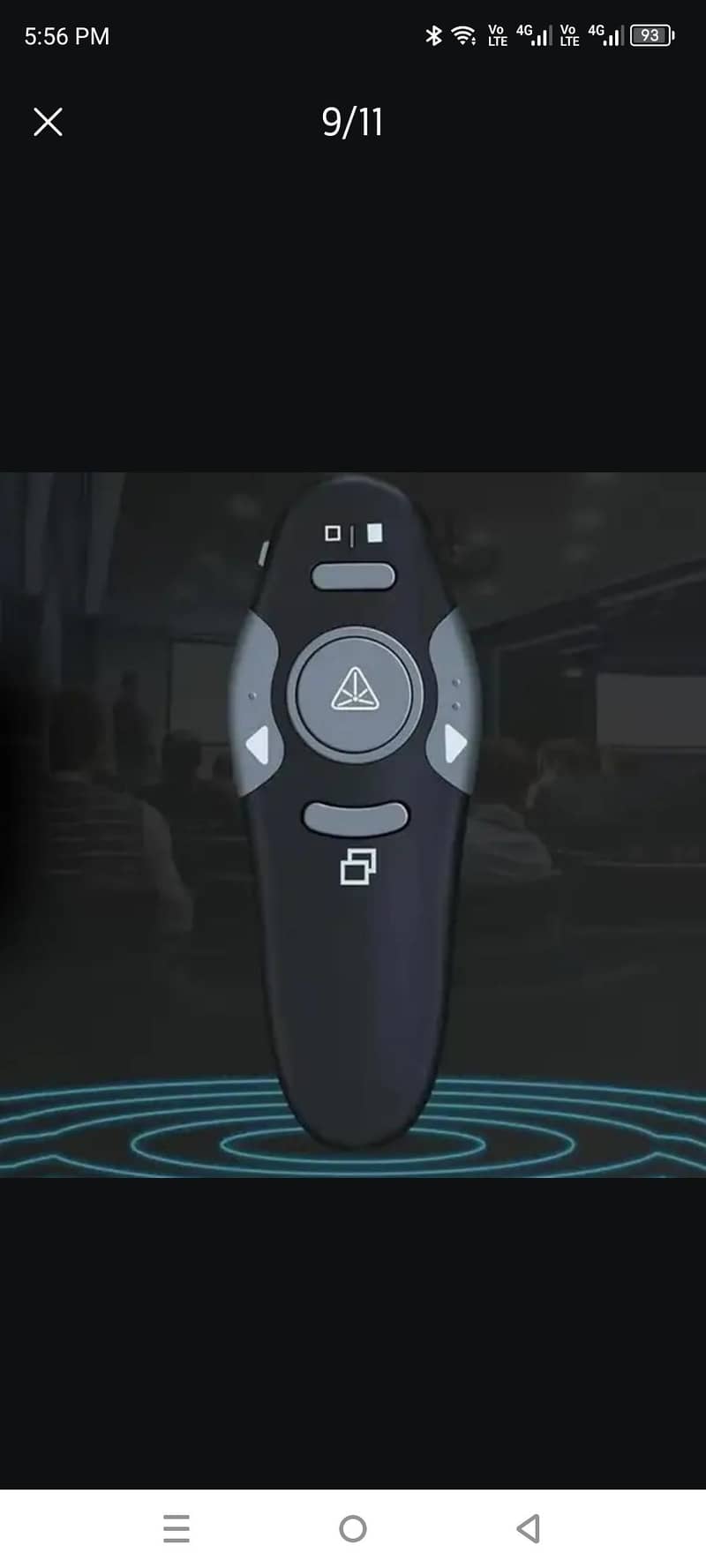 PPT Remote Control hand tool Presenter USB  Power Adapter Pointer 8